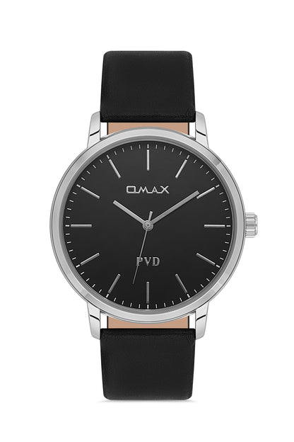 OMAX 00PR0039I002 Watch Men - Quartz - Leather- Waterproof - 38mm