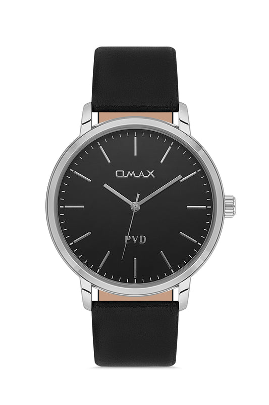 OMAX 00PR0039I002 Watch Men - Quartz - Leather- Waterproof - 38mm