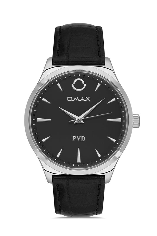 OMAX 00PR0047I002 Watch Men - Quartz - Leather- Waterproof - 38mm